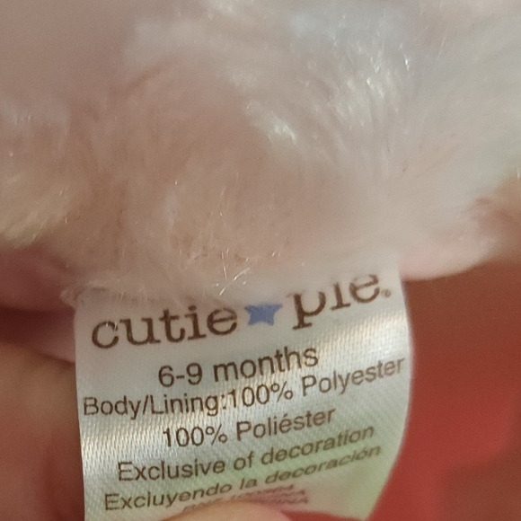 Cutie Pie pink coat with gray bows 6-9 months - Picture 5 of 5